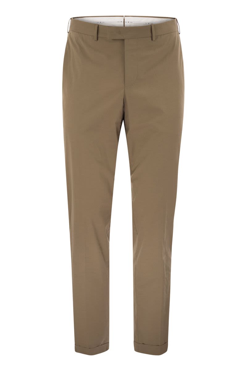 PT TORINO Master-Fit Cotton-Blend Trousers for Men