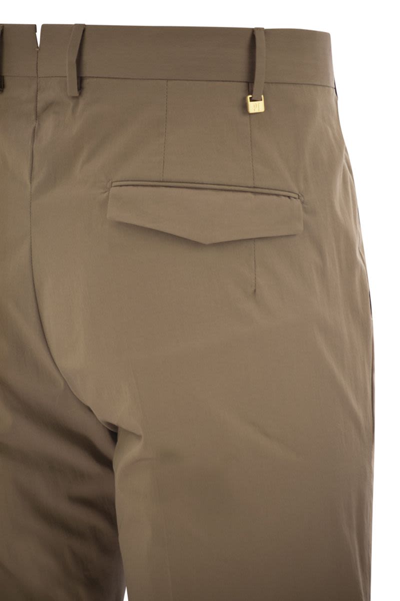 PT TORINO Master-Fit Cotton-Blend Trousers for Men
