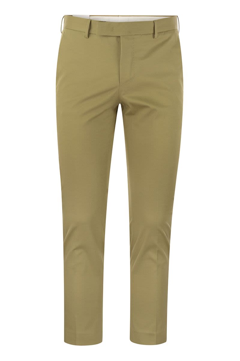 PT01 Slim Fit Cotton Trousers