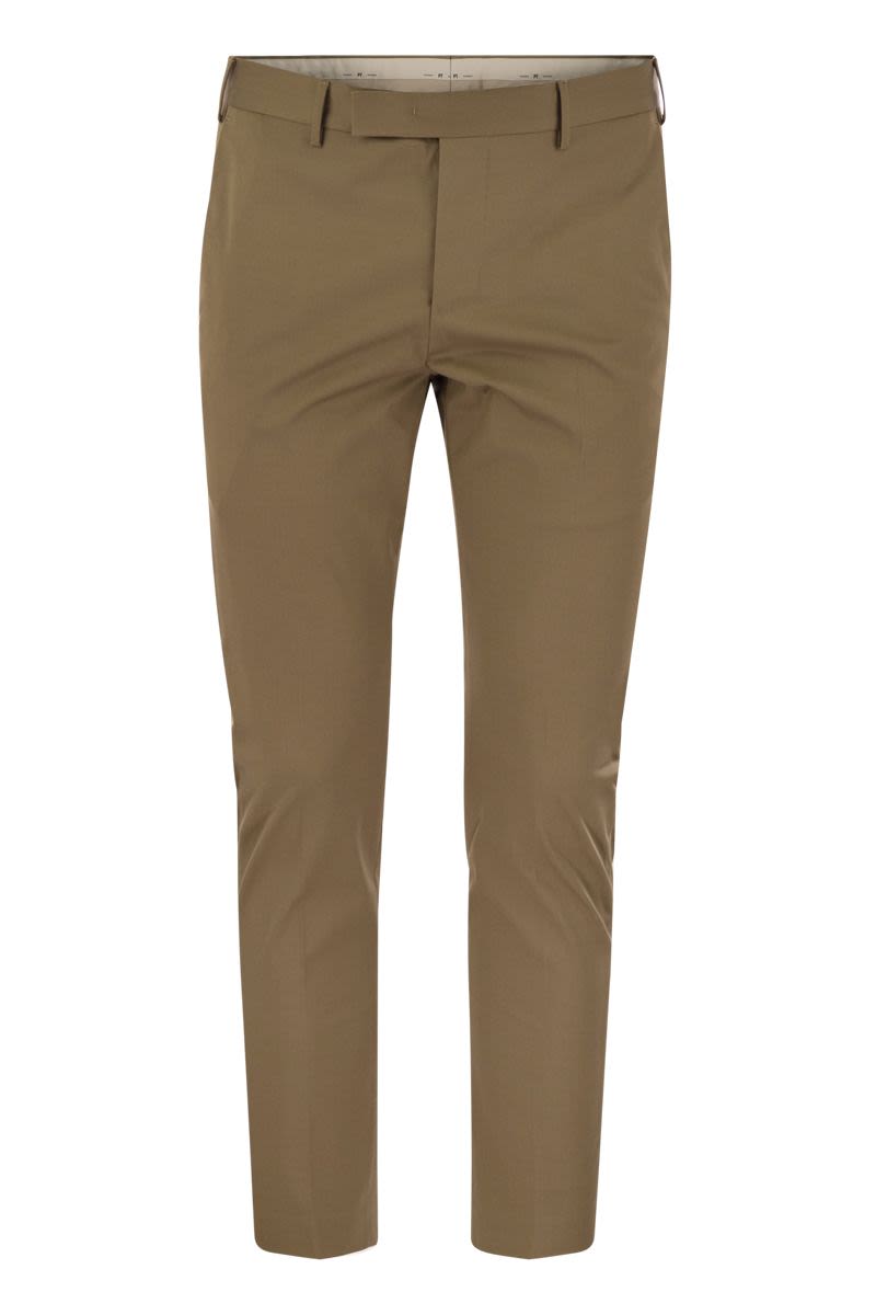 PT TORINO Slim Fit Stretch Cotton Trousers