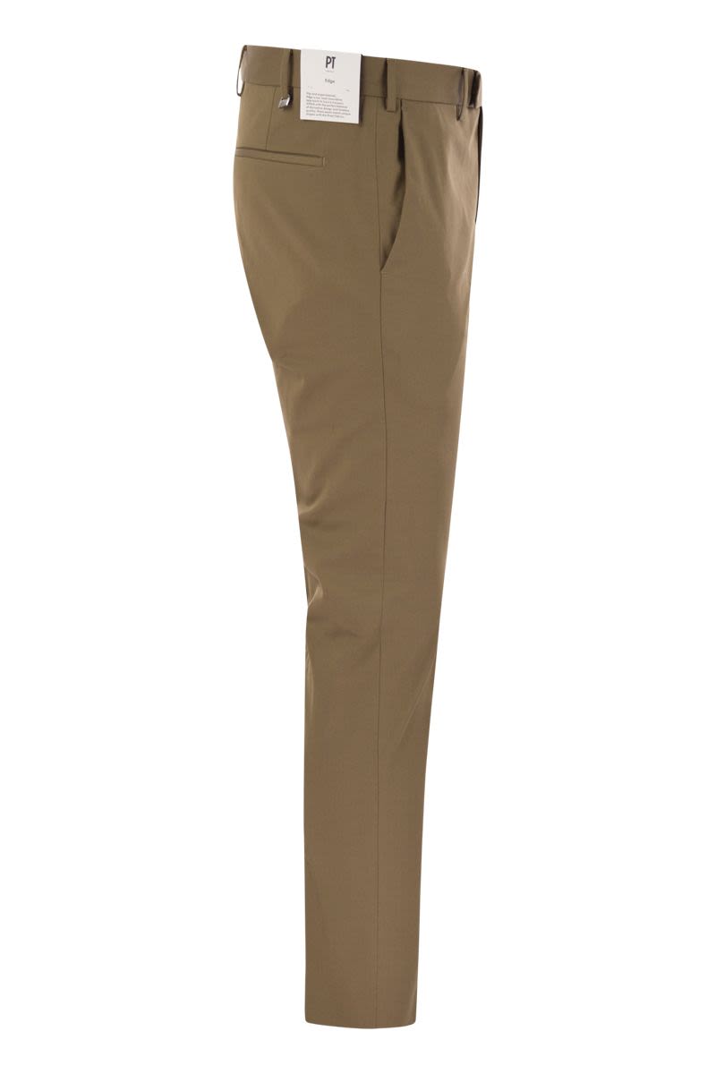 PT TORINO Slim Fit Stretch Cotton Trousers