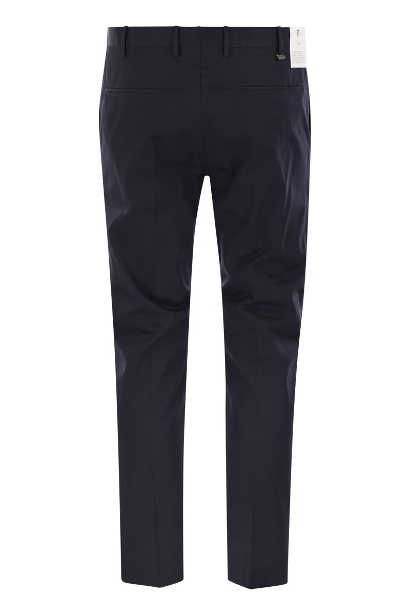 PT01 Slim-Fit Cotton Trousers for Men - SS25 Collection