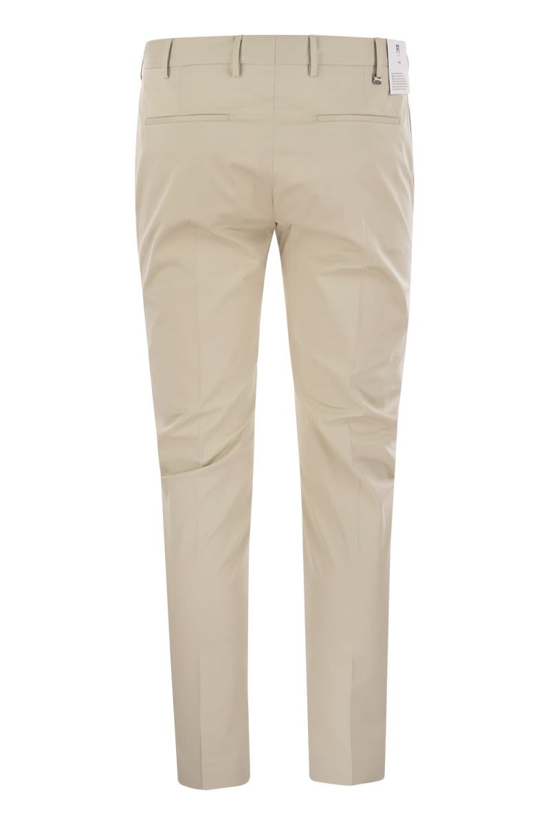 PT TORINO Men's Slim Fit Stretch Cotton Trousers