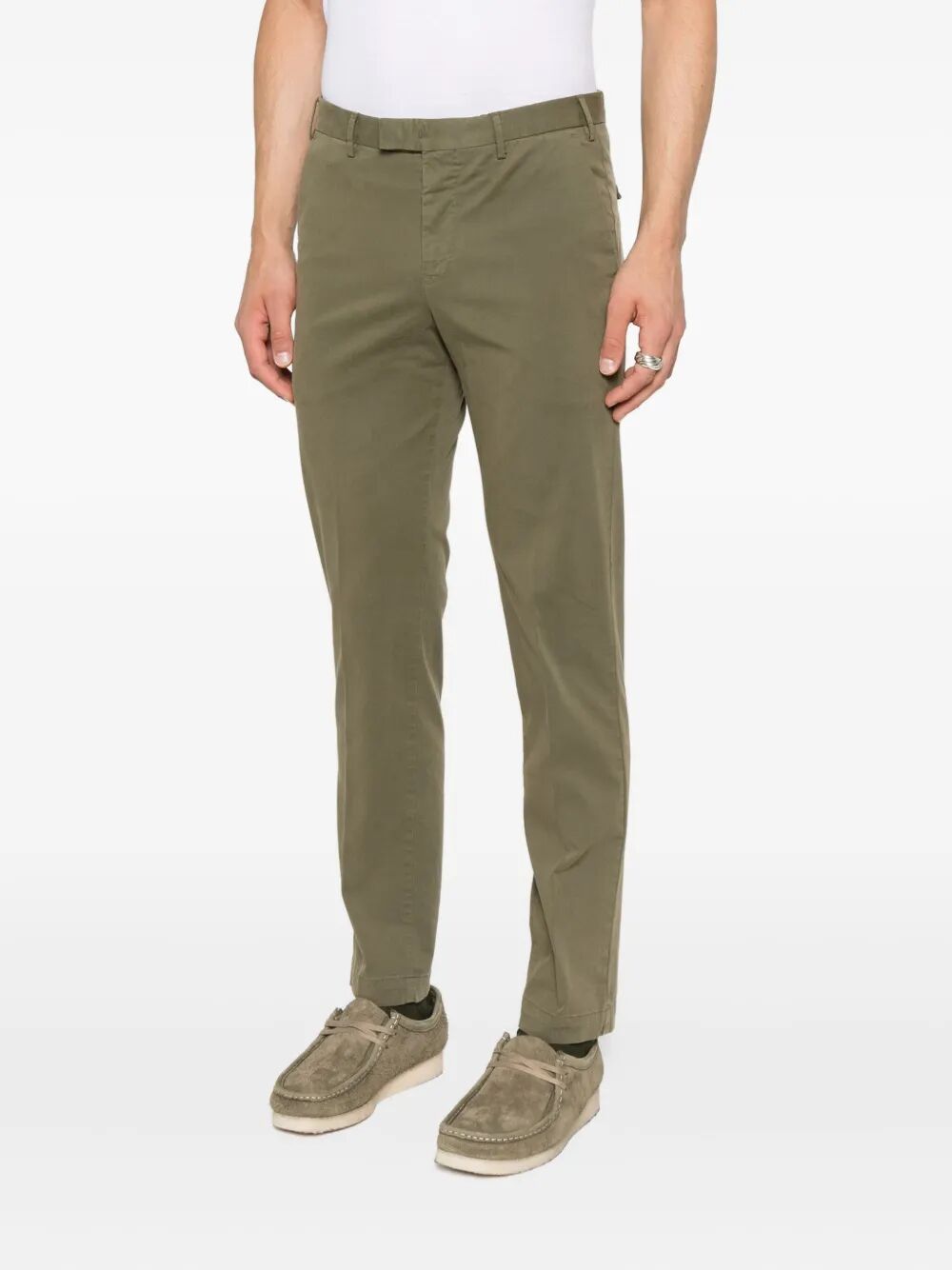 PT01 Master Tapered Cotton Trousers