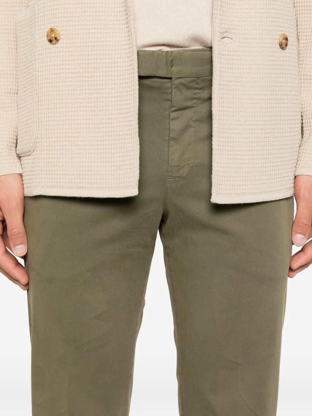 PT01 Master Tapered Cotton Trousers