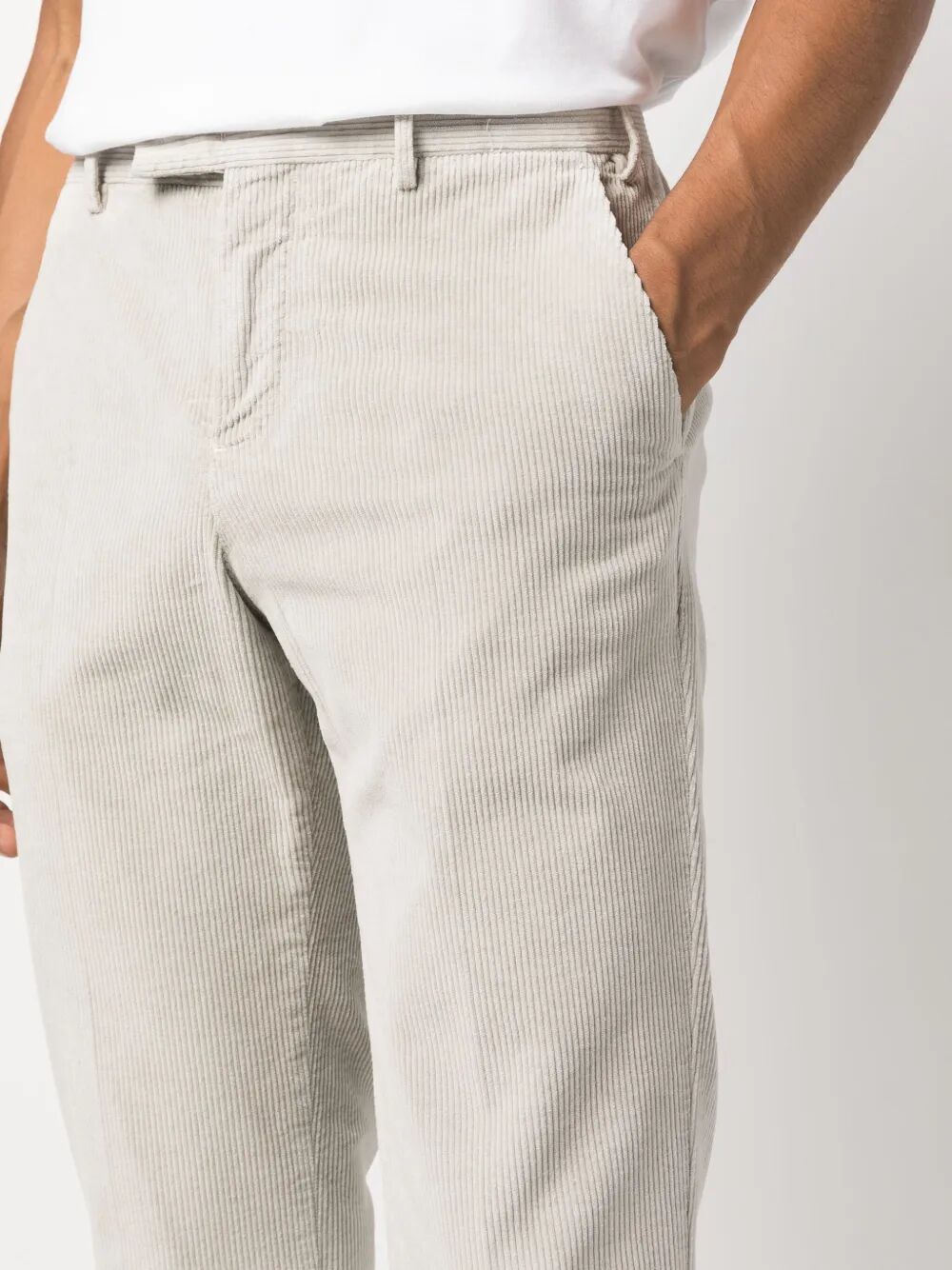 PT01 Slim-Fit Corduroy Trousers for Men