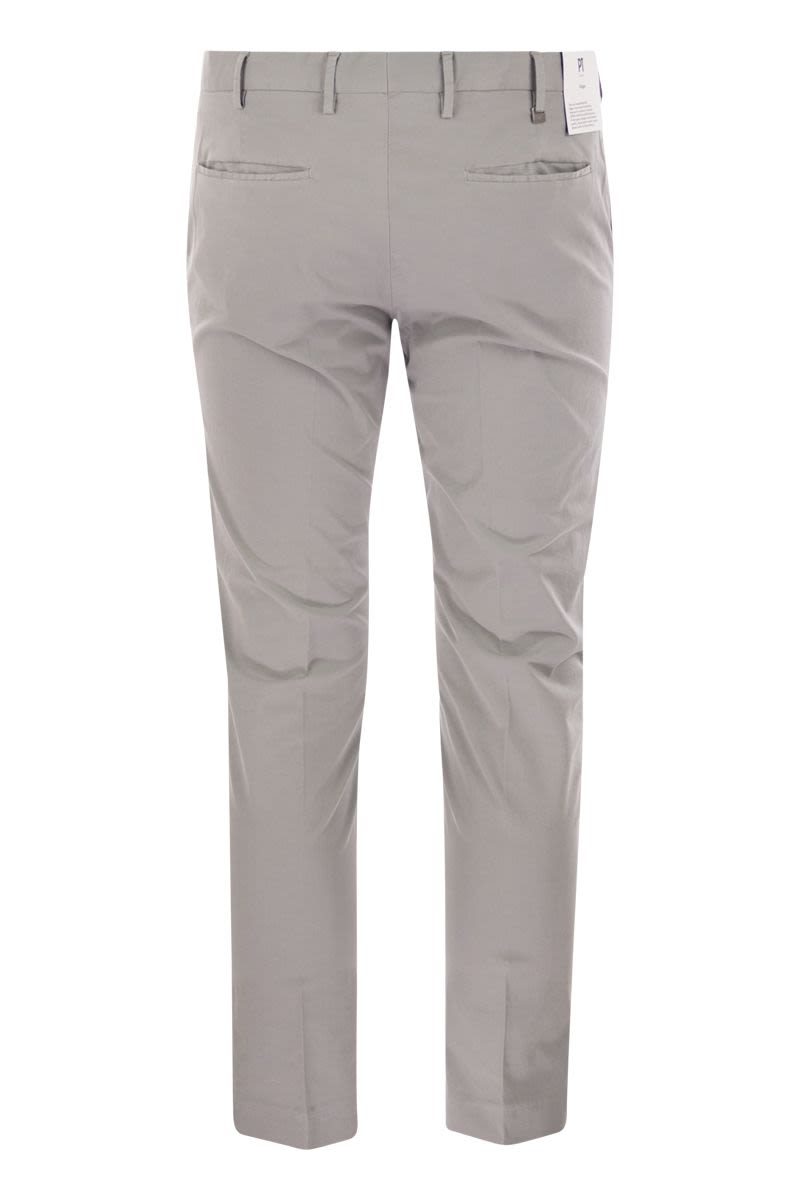 PT TORINO Men's Slim Fit Stretch Cotton Trousers