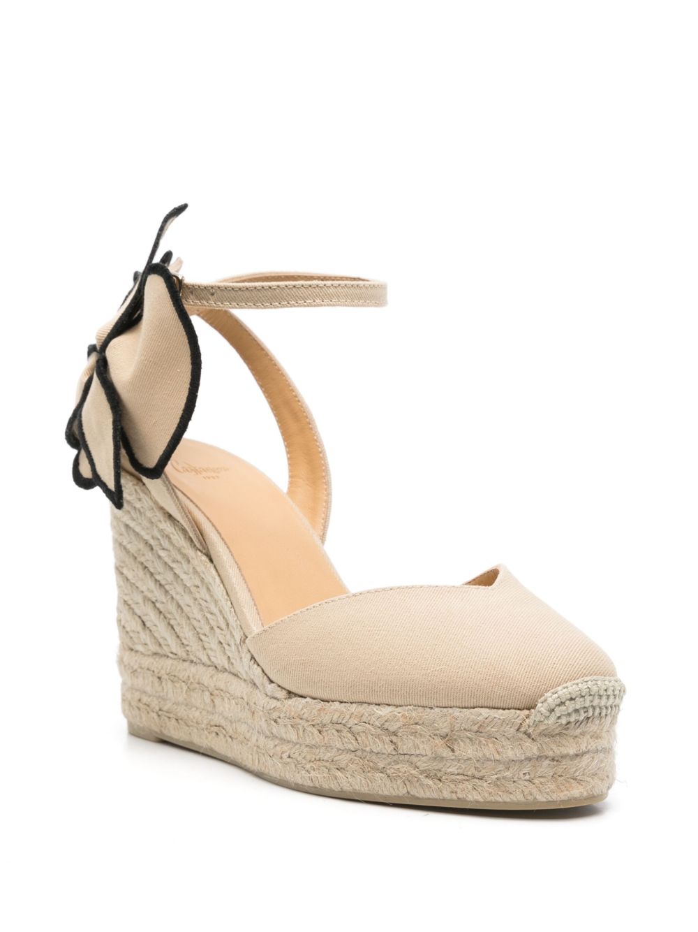 CASTAÑER High Wedge Espadrilles with Buckle Ankle Strap