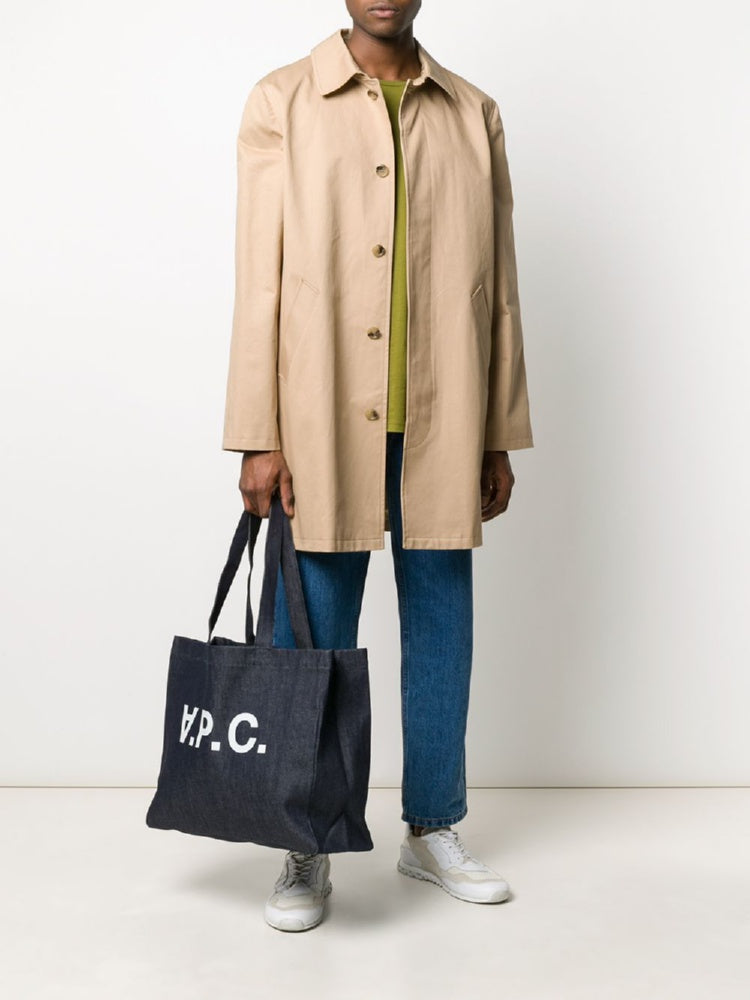 A.P.C. Denim Shopping Handbag