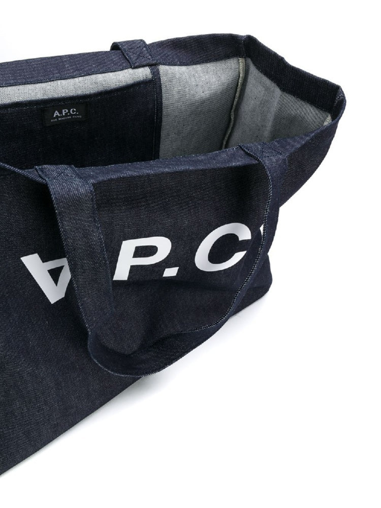 A.P.C. Denim Shopping Handbag