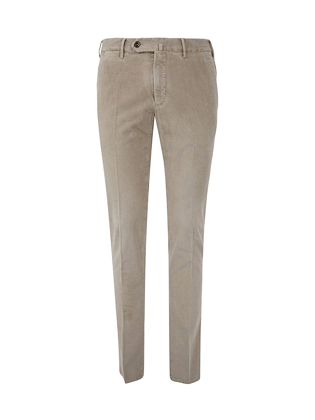 PT01 Flat Front Trousers with Diagonal Pockets - Men’s Fashion