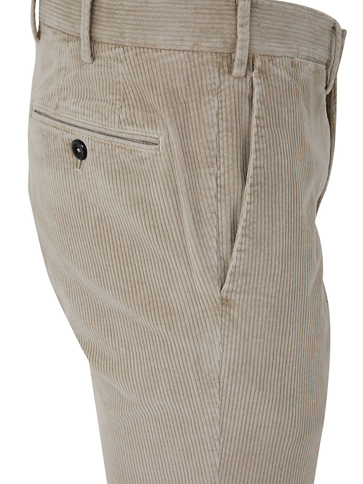 PT01 Flat Front Trousers with Diagonal Pockets - Men’s Fashion