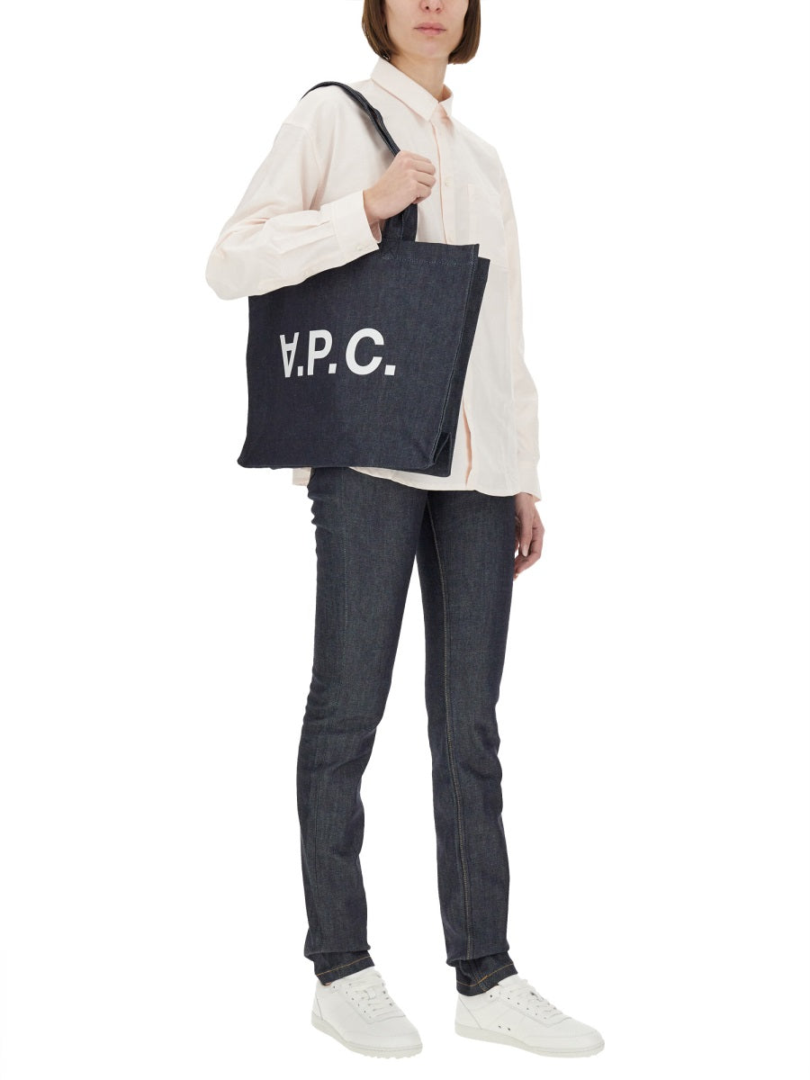 A.P.C. Boyfriend Cotton Shirt with Front Pocket