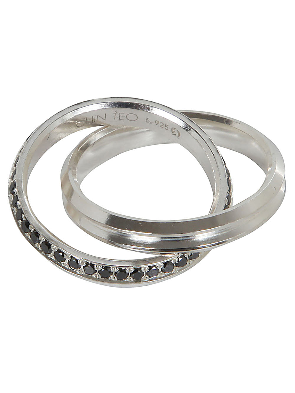 CHIN TEO Coed Mini Black Diamond Ring 0.6CT