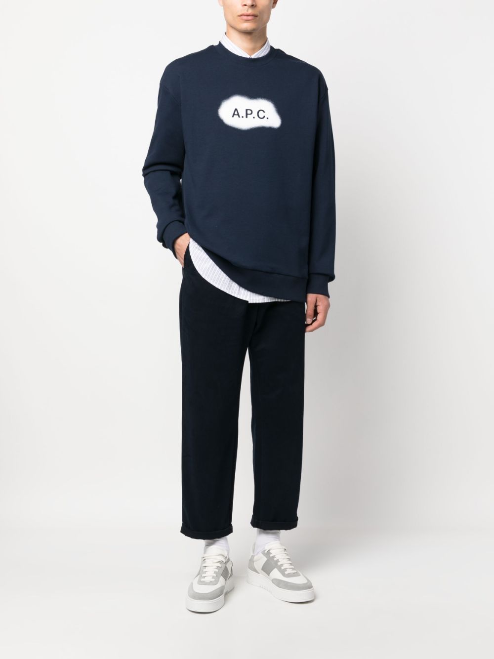 A.P.C. Logo Organic Cotton Sweatshirt - Fall/Winter 2025