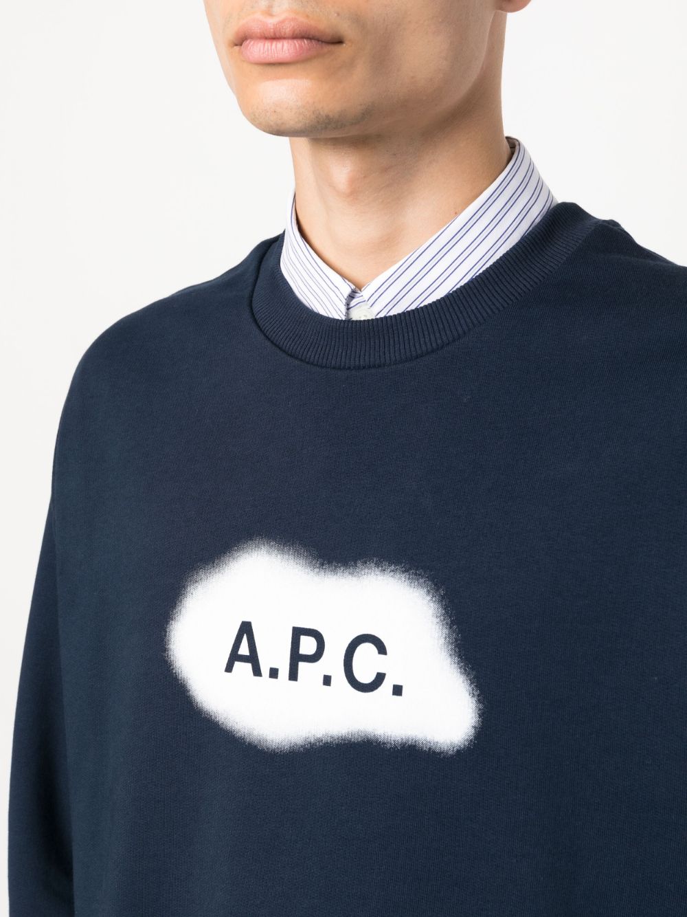 A.P.C. Logo Organic Cotton Sweatshirt - Fall/Winter 2025