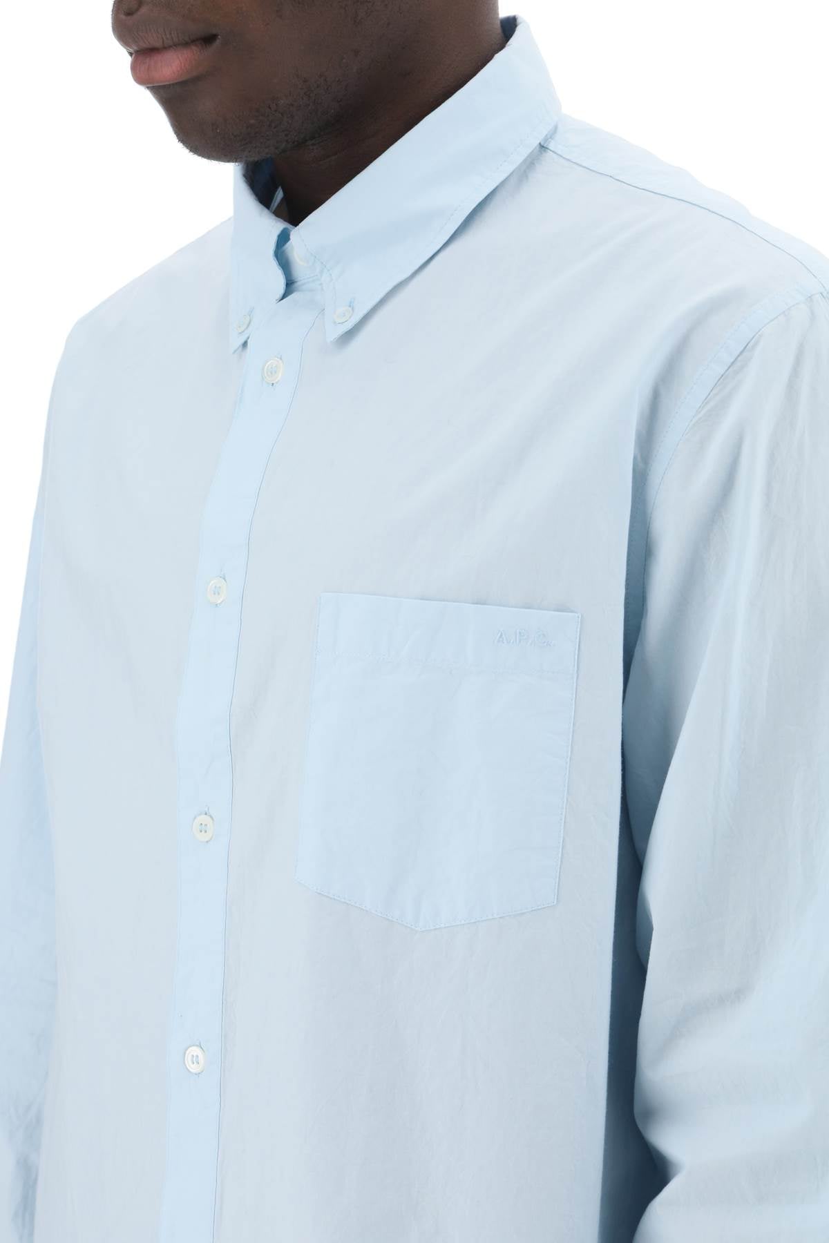 A.P.C. Men's Regular Fit Shirt - Size L