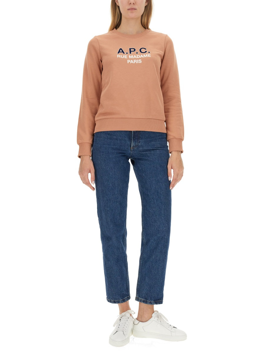 A.P.C. Regular Fit Logo Sweatshirt