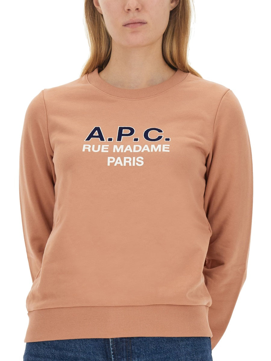 A.P.C. Regular Fit Logo Sweatshirt