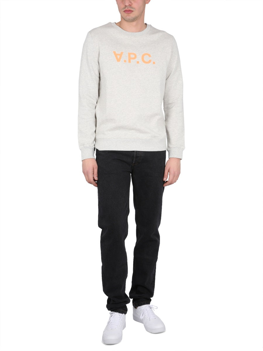 A.P.C. Classic Men’s Sweatshirt with Front Logo