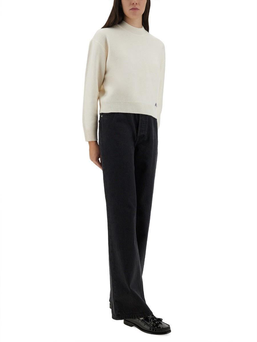 A.P.C. WIDE LEG 100% COTTON JEANS for Women - FW25 Collection