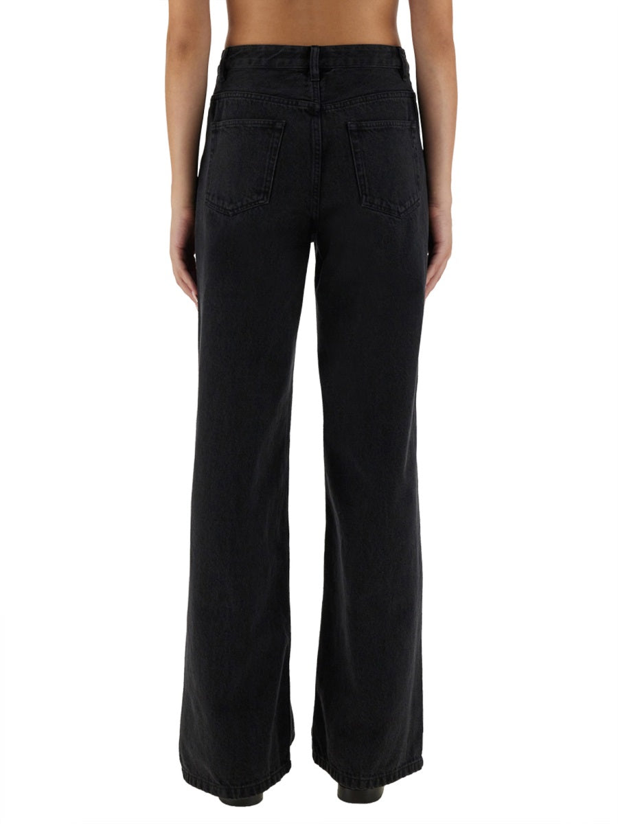 A.P.C. WIDE LEG 100% COTTON JEANS for Women - FW25 Collection