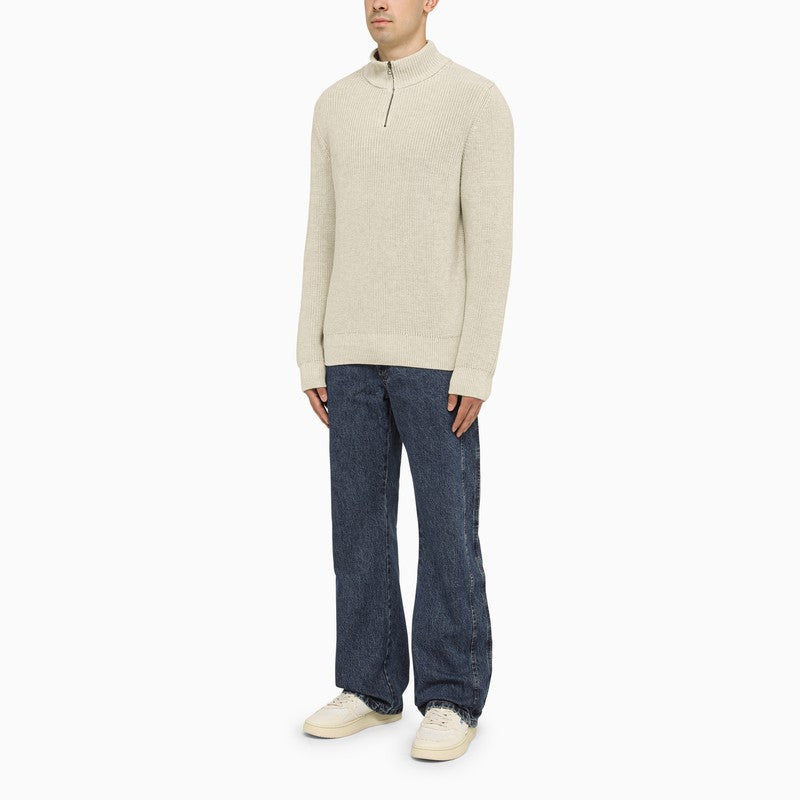 A.P.C. Ribbed Cotton Turtleneck Sweater for Men