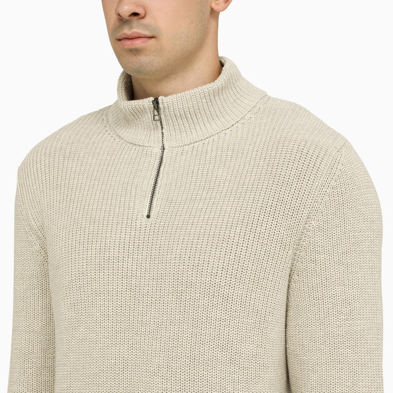 A.P.C. Ribbed Cotton Turtleneck Sweater for Men