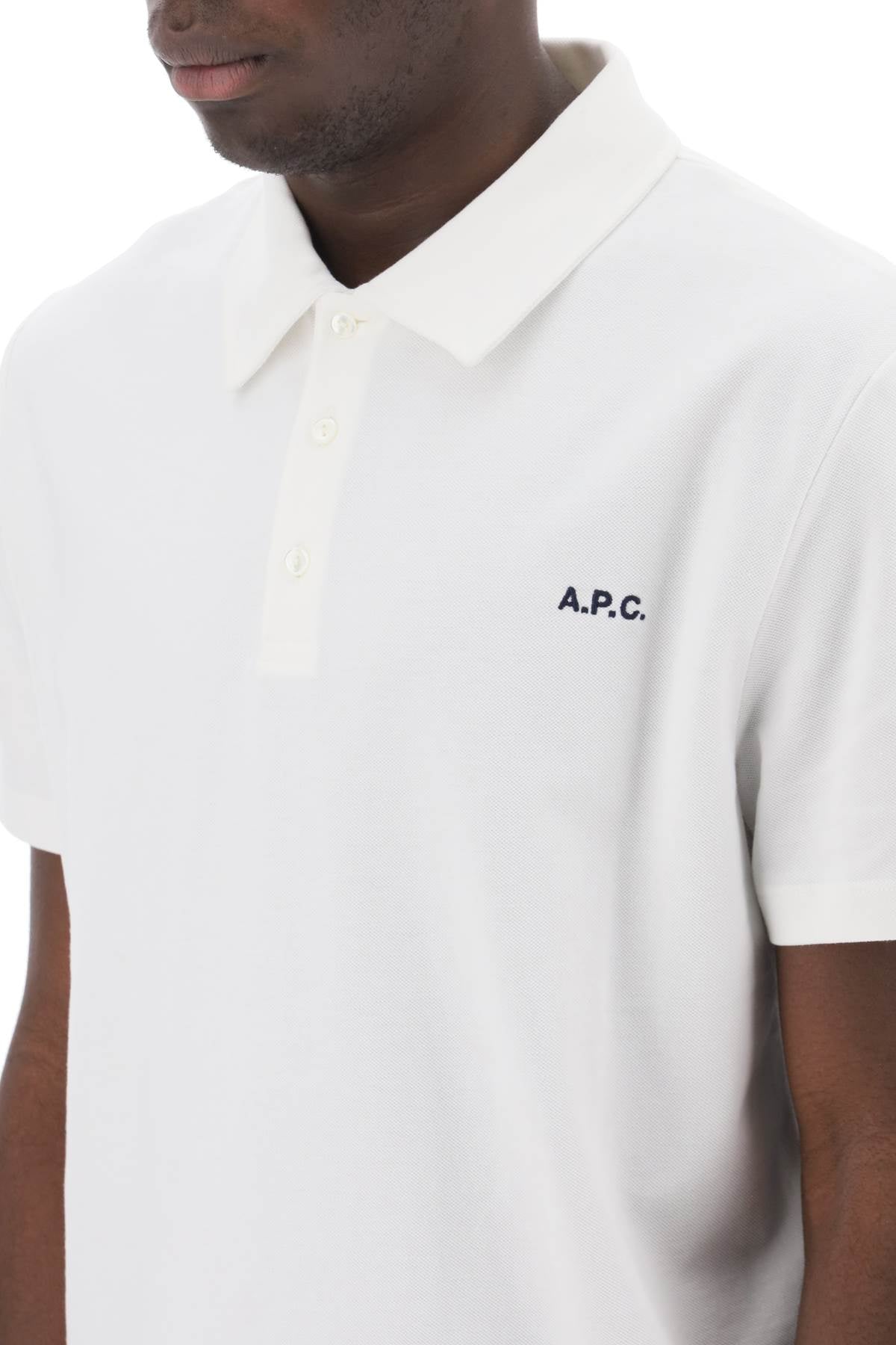 A.P.C. Organic Cotton Piqué Polo Shirt