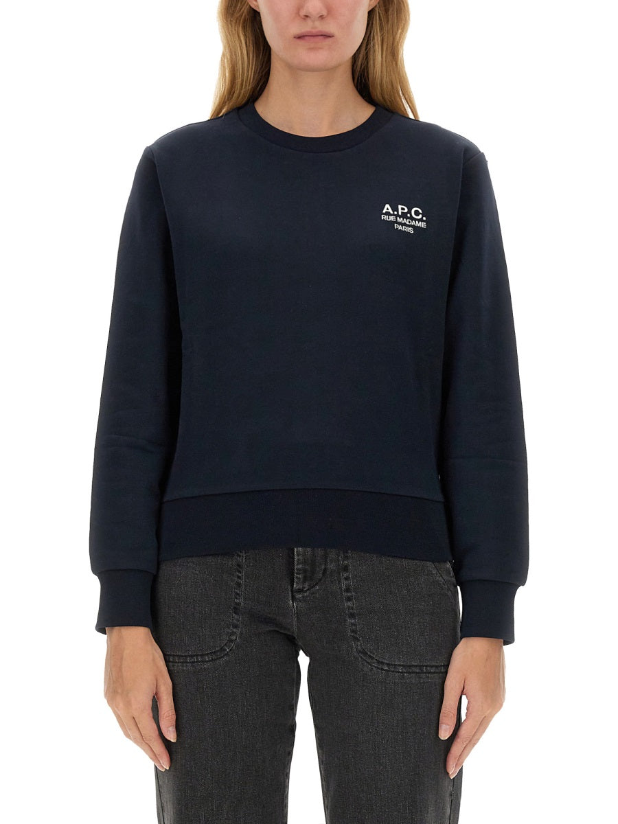 A.P.C. Classic Logo Sweatshirt - Size S