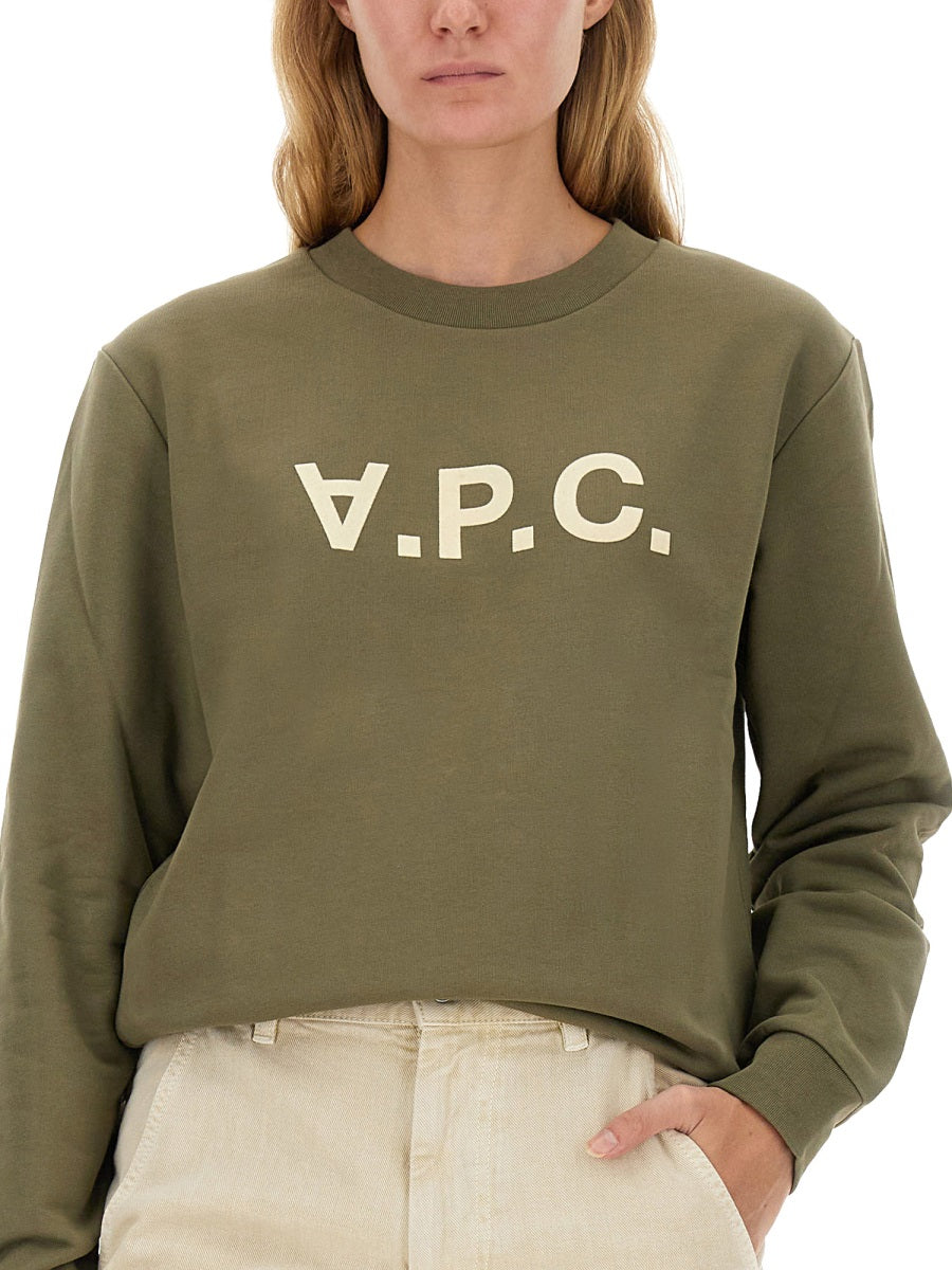 A.P.C. Logo Sweatshirt - Size S
