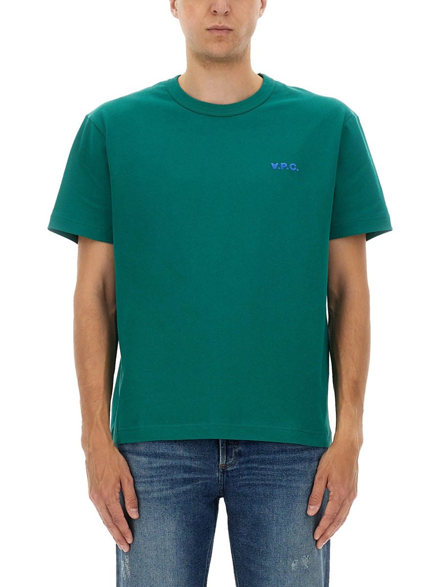 A.P.C. Organic Cotton T-Shirt for Men - FW25 Collection