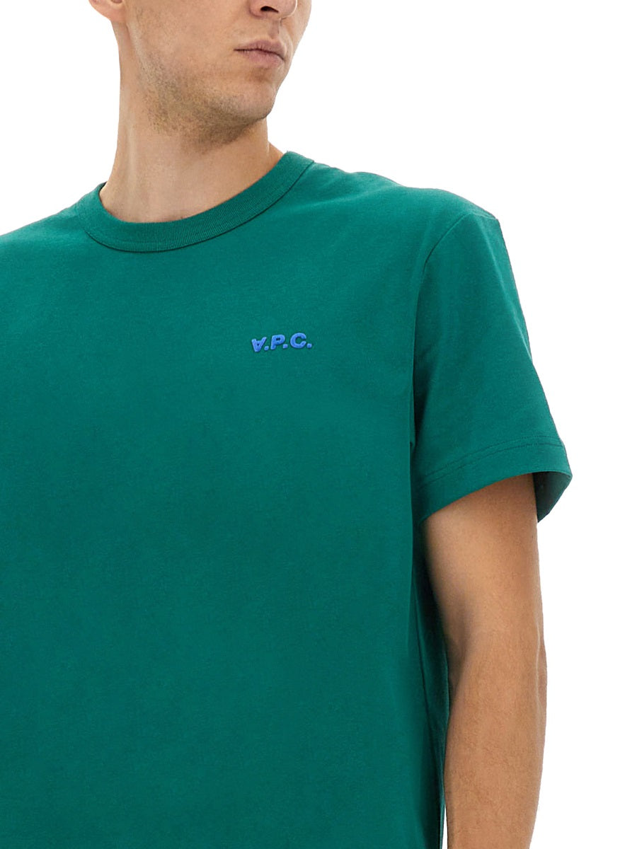 A.P.C. Organic Cotton T-Shirt for Men - FW25 Collection