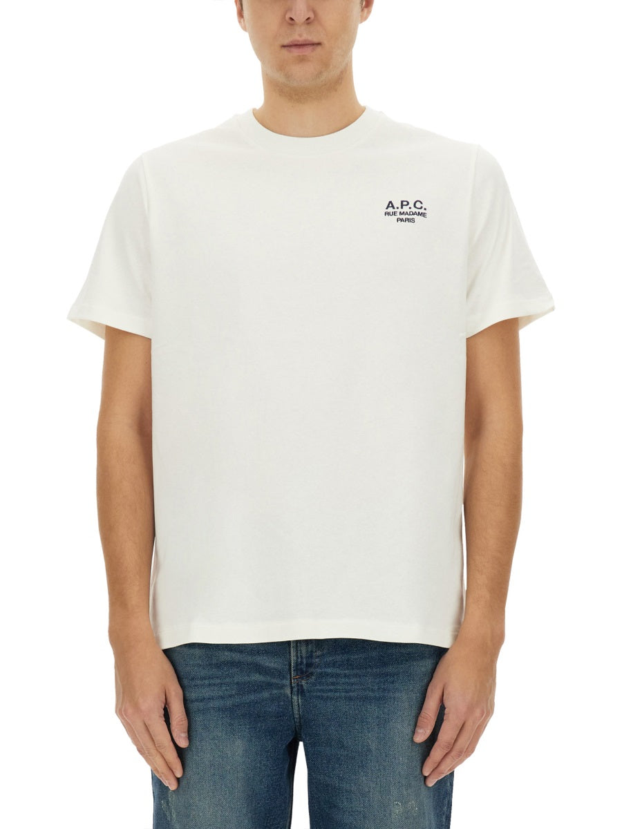 A.P.C. Regular Fit Organic Cotton T-Shirt - Size L