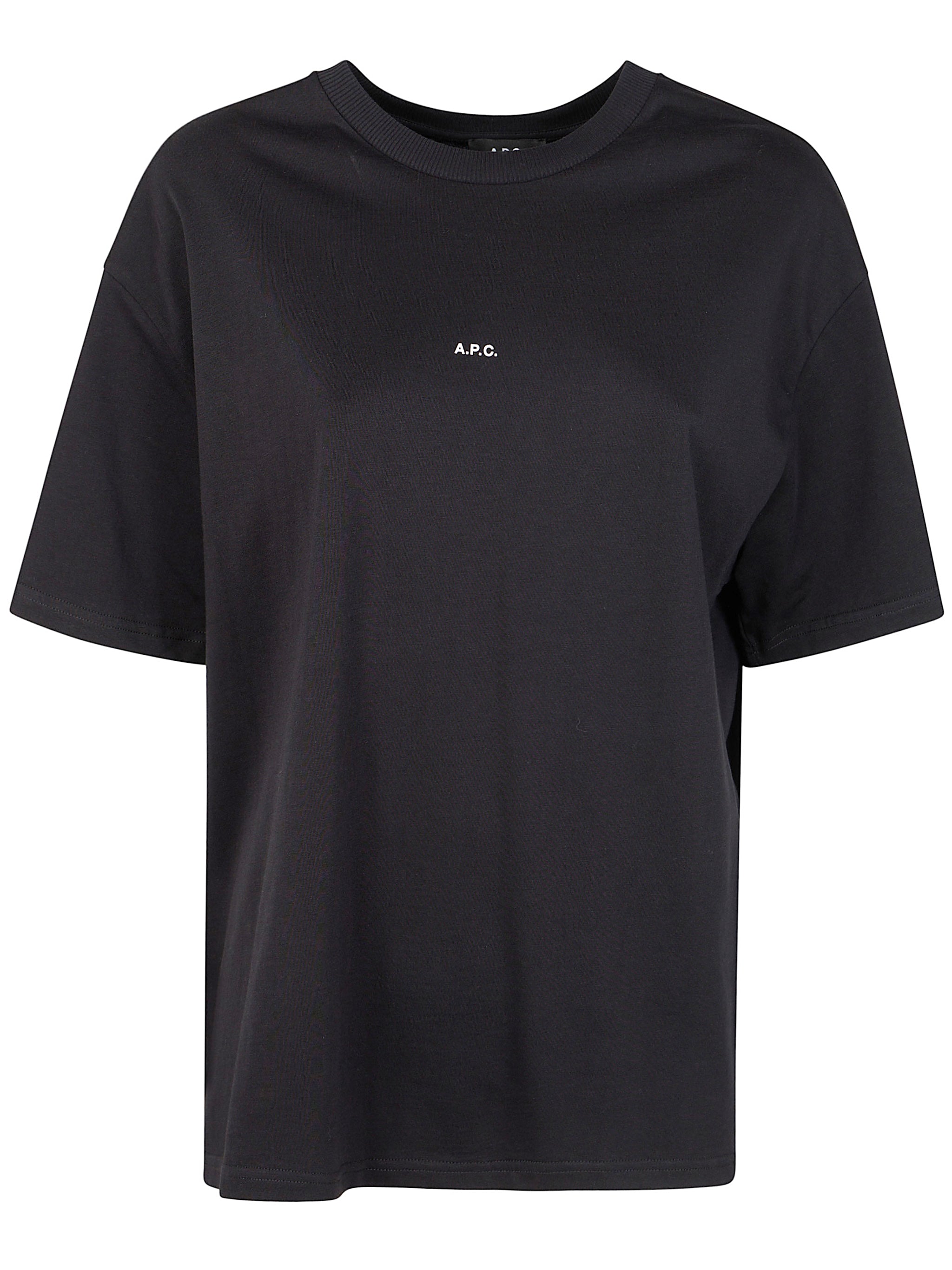 A.P.C. Women's Boxy Mini Logo Organic Cotton T-Shirt