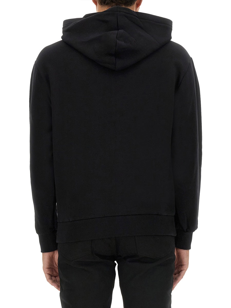 A.P.C. Men's Regular Fit Sweatshirt with Micro Logo - Size L