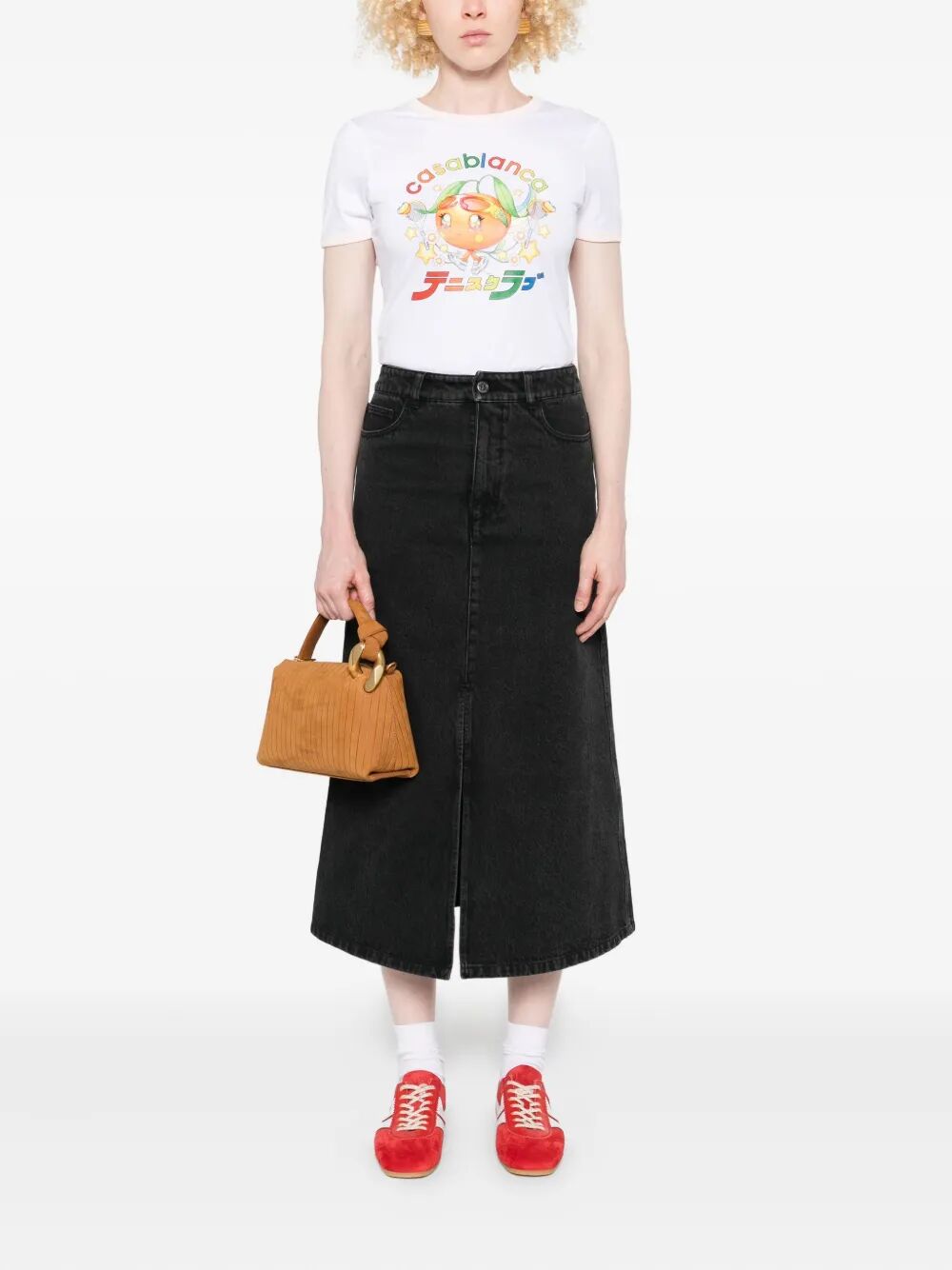 A.P.C. Mid-Rise A-Line Skirt with Classic Pocket Design