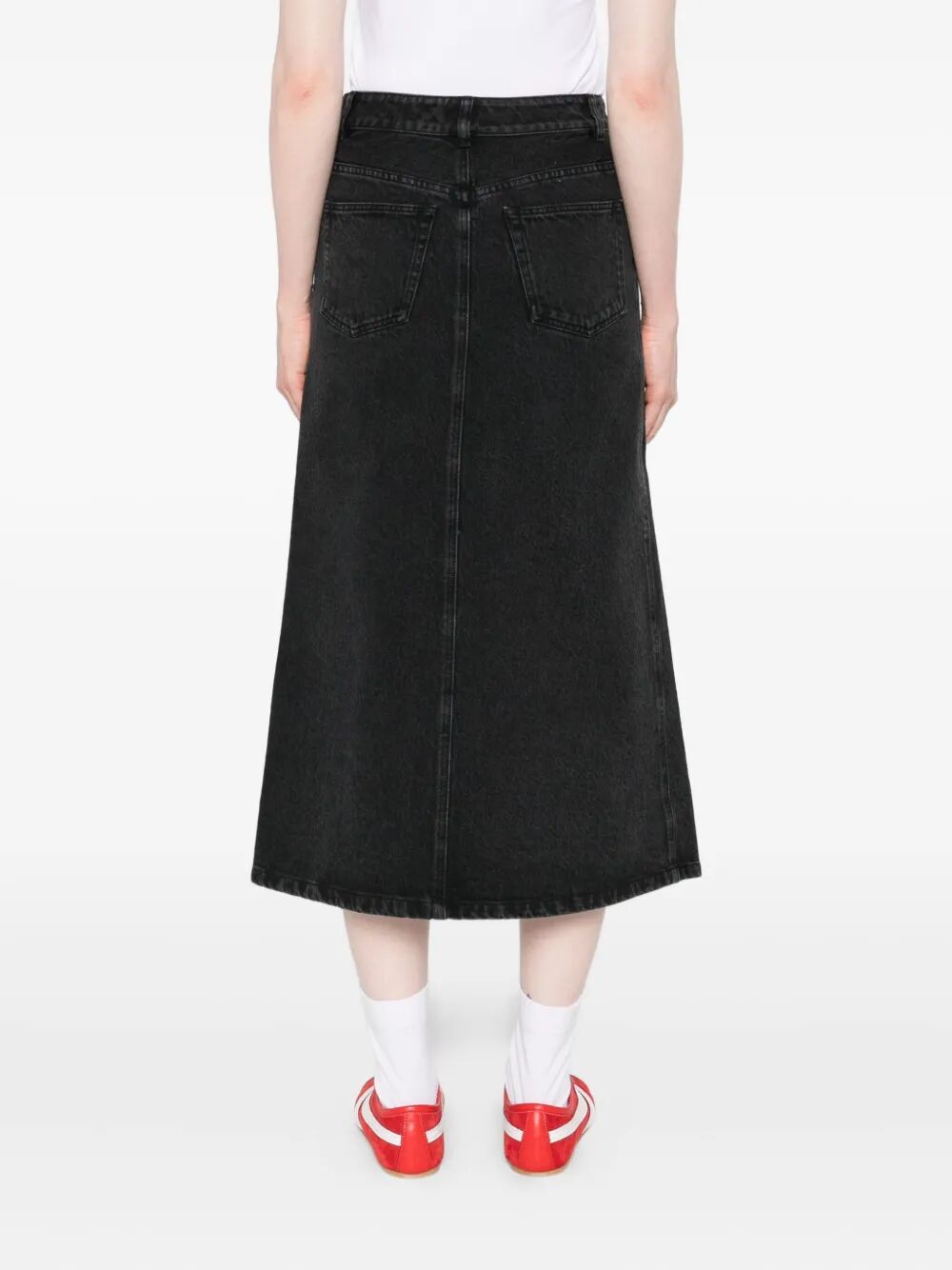 A.P.C. Georgia Denim Midi Skirt for Women