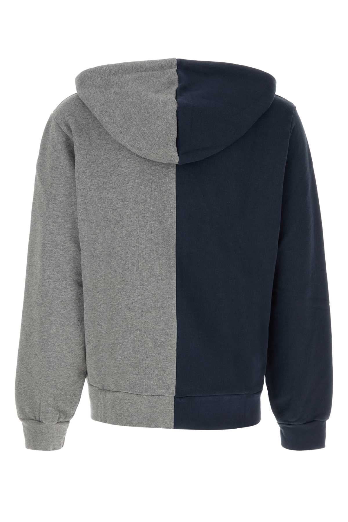A.P.C. Split Crest Zip-Up Hoodie for Men
