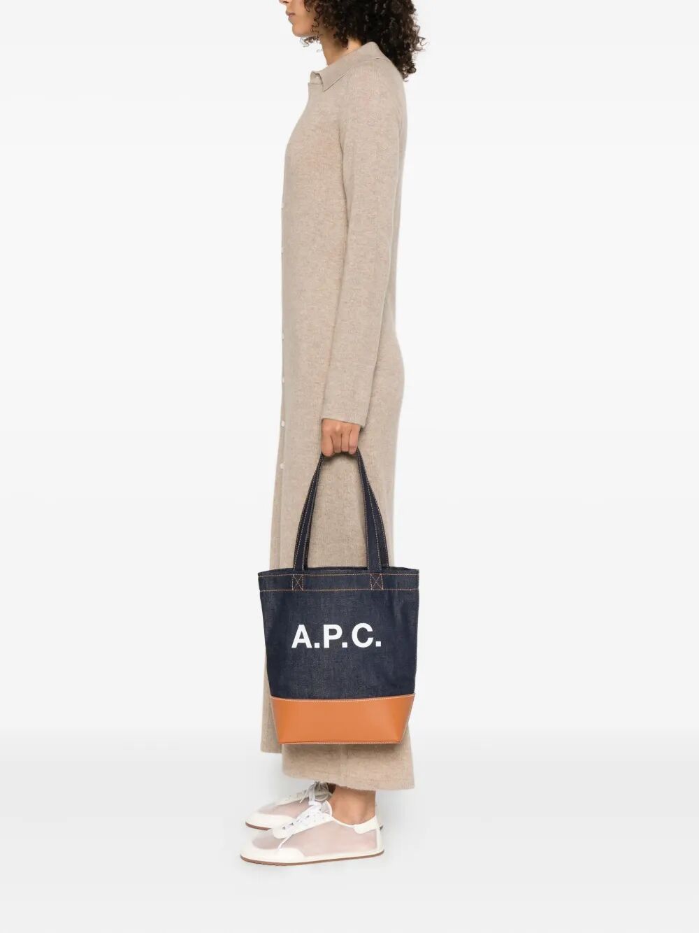 A.P.C. Denim Cowhide Handbag - FW25 Edition