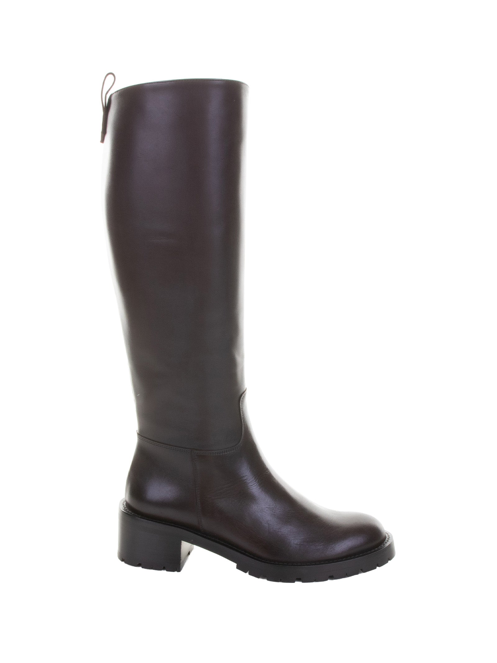 GUGLIELMO ROTTA Stylish Leather Boot with Rubber Sole for Women