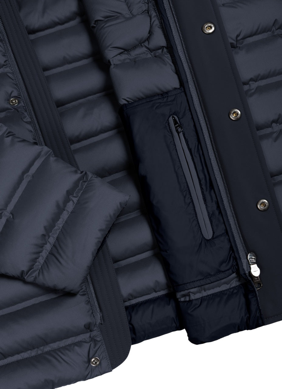 COLMAR Men's Down Jacket with Detachable Hood