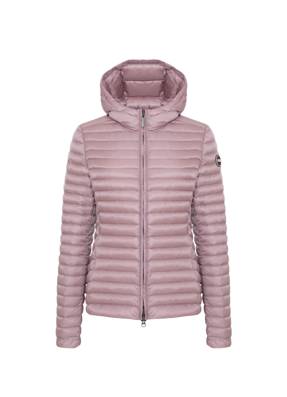 COLMAR Fitted Waist Down Jacket with Hood for Women