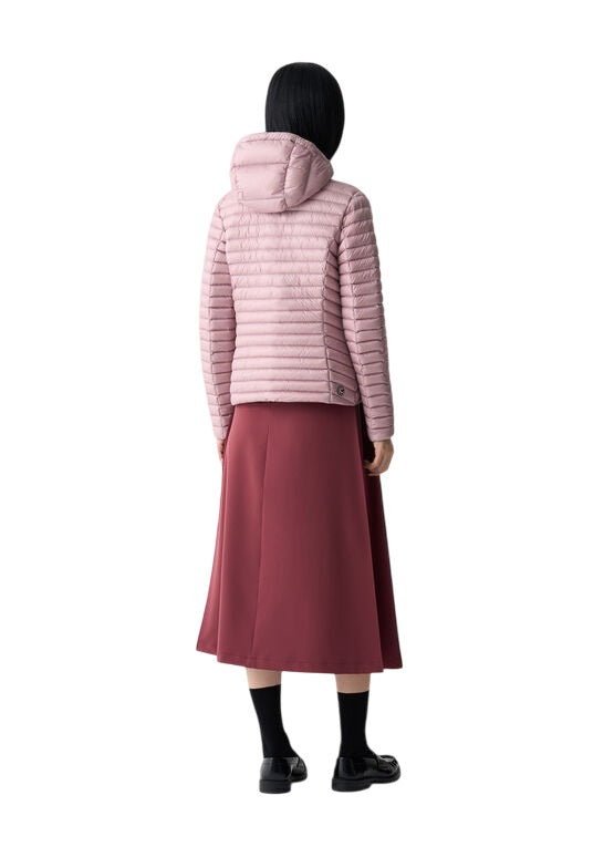 COLMAR Fitted Waist Down Jacket with Hood for Women