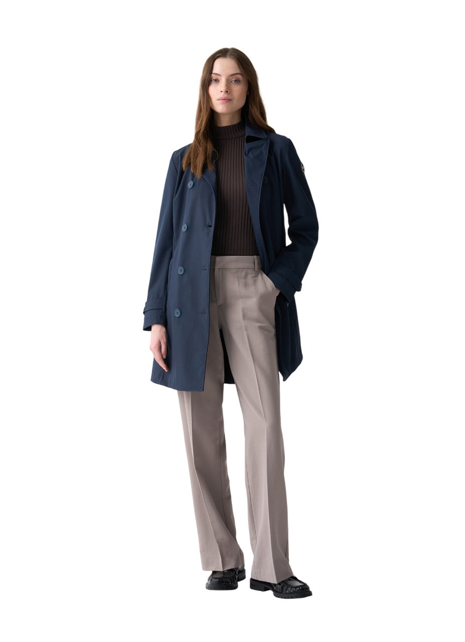 COLMAR Double-Breasted Women's Jacket with Waist Belt