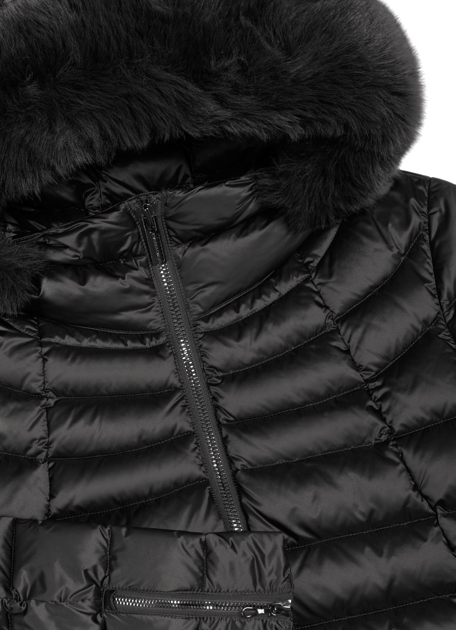COLMAR Mid-Length Eco-Friendly Down Jacket for Women
