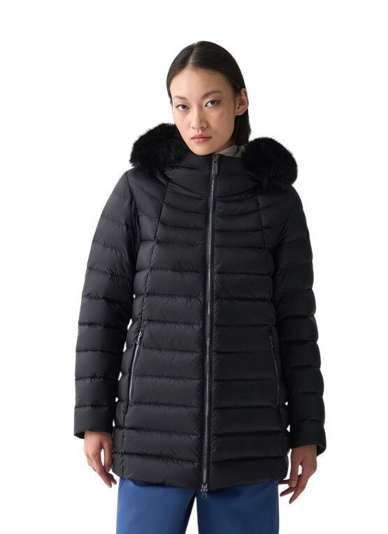COLMAR Mid-Length Eco-Friendly Down Jacket for Women