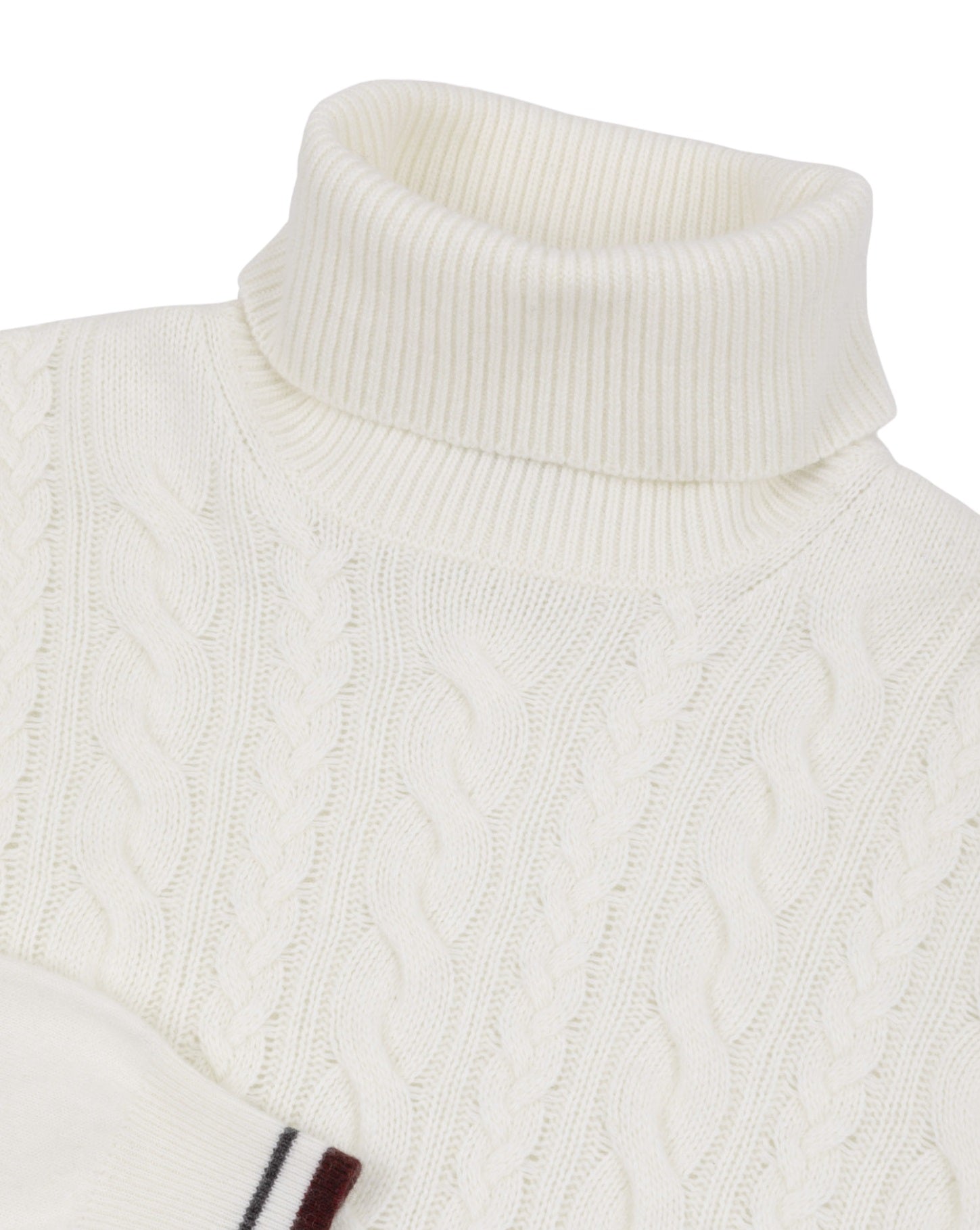 COLMAR Men's Turtleneck Cable Knit Pullover