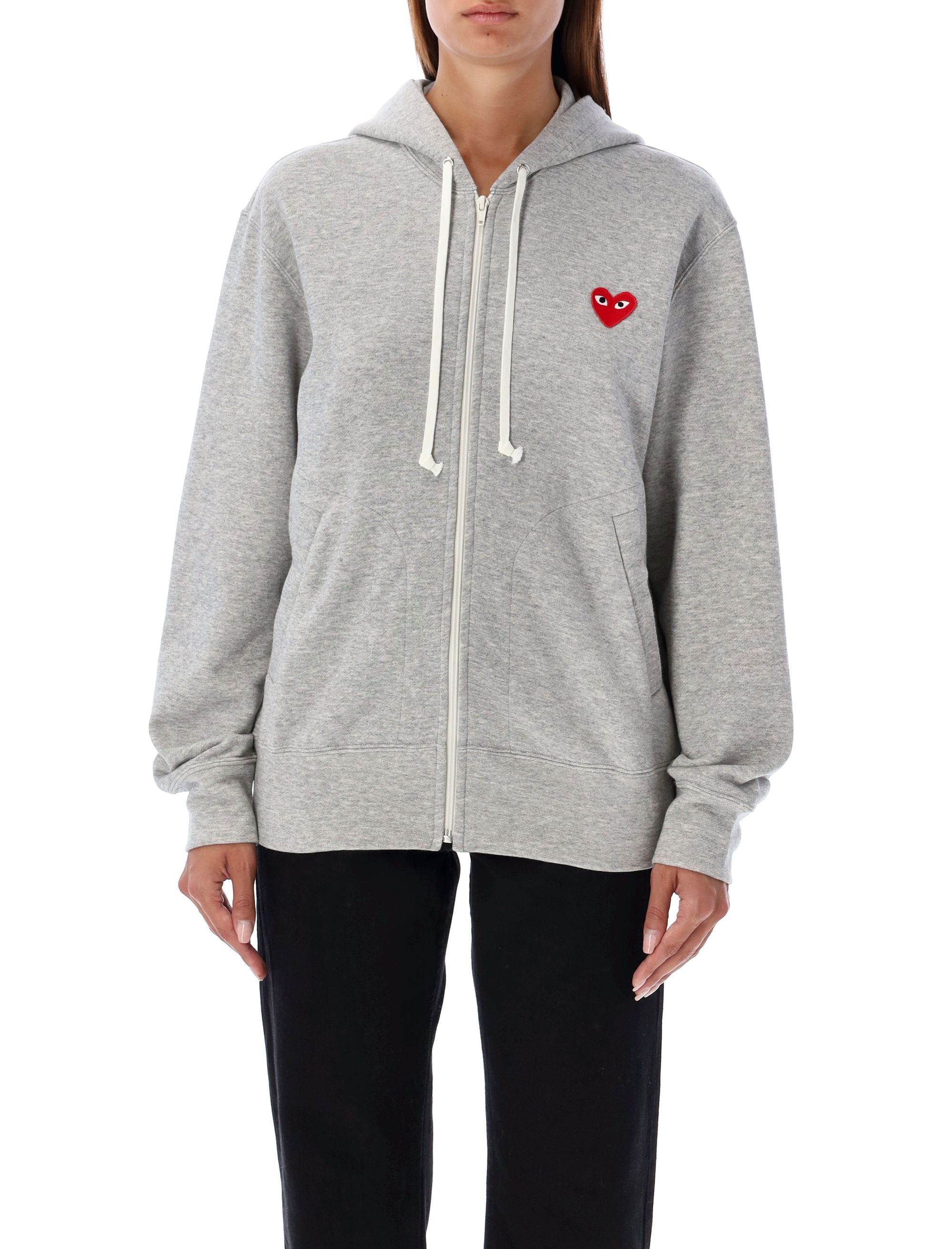 COMME DES GARÇONS Zipped Heart Hoodie