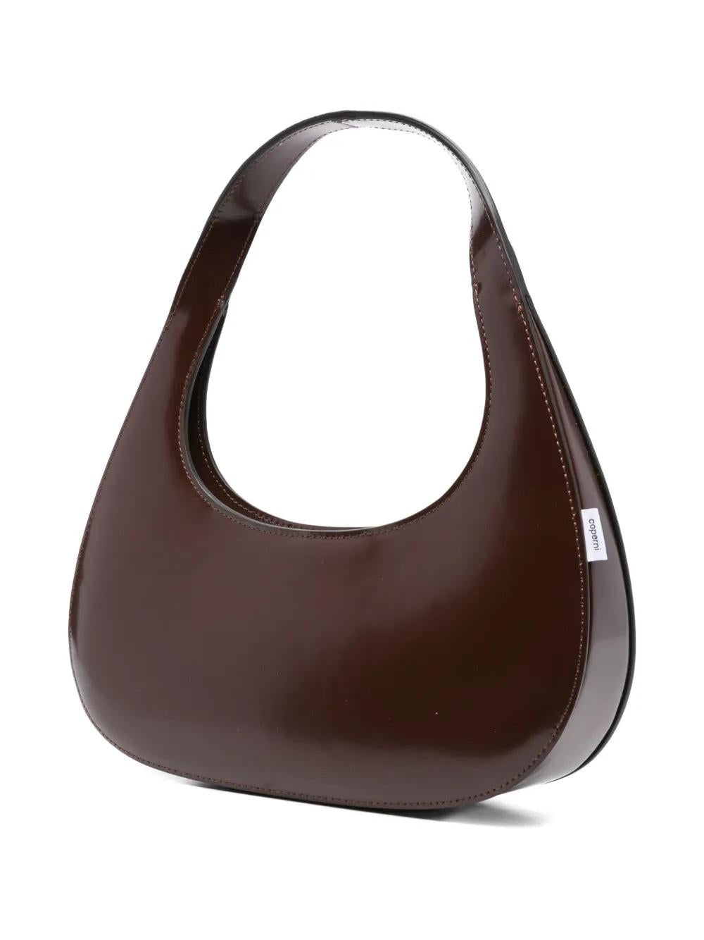 COPERNI Sleek Swipe Mini Patent Leather Shoulder Handbag
